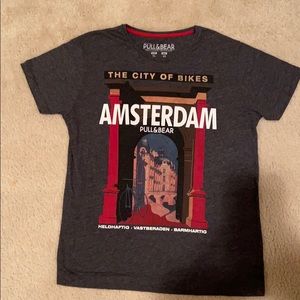 Pull&bear dark gray tee